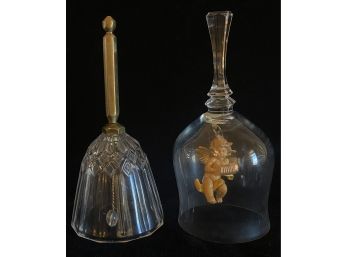 2 Piece Collection Of Glass Bells