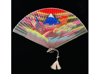 Vintage Hand Painted Japanese Fan