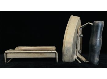 Antique Electric Iron With Hot Plate Stand