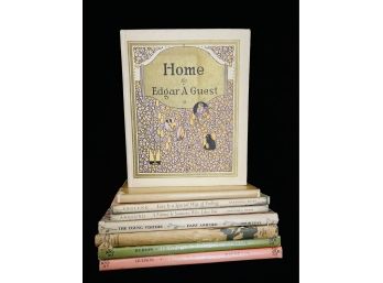8 Vintage Books With 'Home' By Edgar A. Guest