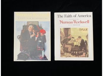 2 Norman Rockwell Art Books