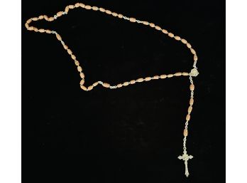 Vintage Wood Rosary