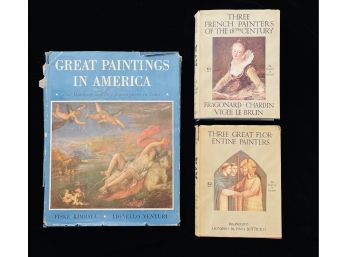 3 Vintage Reference Art Books