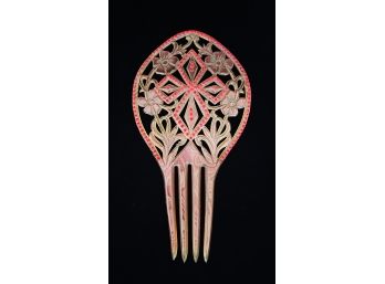 Antique Ladies Decorative Comb