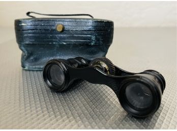Compact Antique Opera Glasses With Original Case