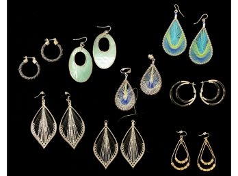 Big Assortment Of Costume Jewelry Earrings (Lot 5)