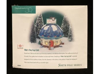 Department 56 'The Heritage Village Collection North Pole Series Elf Land 'Tillie's Tiny Cup Cafe'