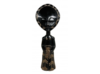 Hand Carved Wood African Sculpture From Ghana
