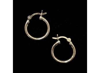 .925 Sterling Silver Mini Hoop Earrings