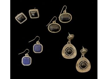 4 Pairs Of Costume Jewelry Earrings (Lot 2)