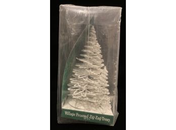 Department 56 Village Frosted Zig Zag Trees Lot 2 Of 2