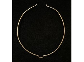 .925 Sterling Silver Thin Choker Necklace