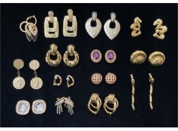 Huge Assortment Of Costume Jewelry Earrings (Lot 2)