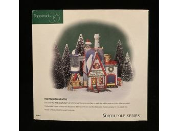 Department 56 The Heritage Village Collection North Pole Series 'Real Plastic Snow Factory'