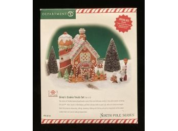 Department 56 The Heritage Village Collection North Pole Series Elf Land 'Ginnys Cookie Treats Set'