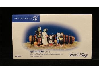 Department 56 The Original Snow Village Collection 'Treats For Kids' Set Of 3