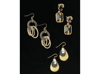 4 Pairs Of Costume Jewelry Earrings (Lot 3)