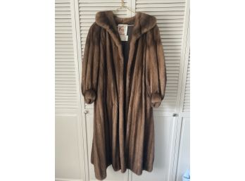 Antique Paolo Gucci Full Length Canadian Sable Mink Coat By Andriana Furs