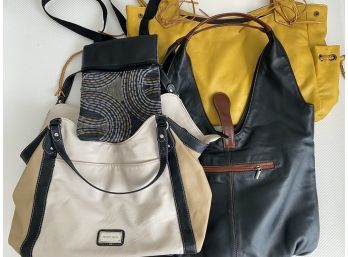 Group Of Four Ladies Designer Handbags Including Franco Sarto