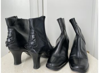 Pair Of Two Ankle Boots Including Nickels & Naturalizer