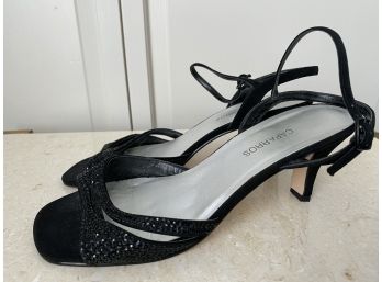 Caparros Sequined High Heel Sandals Size 7.5