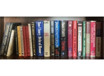 Assorted Lot Of Books Incl. Debt Of Honor, A Taste For Death, Pleading Guilty, & More