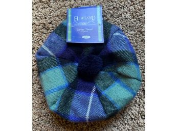 Green & Blue Plaid Highland Baby Size Hat