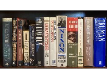 Assorted Lot Of Books Incl. Lincoln At Gettysburg, Richard Nixon In The Arena, Reagan In His Own Hand, & More