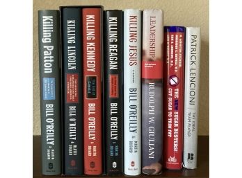 Assorted Lot Of Books Incl. Bill O' Reilly Collection, The Ideal Team Player, &  More