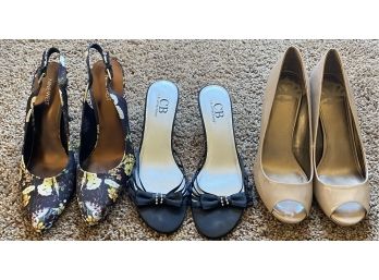 3 Piece Collection Of Size 10 Heels