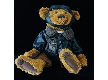 Teddy Bear In Bomber Jacket & Hat