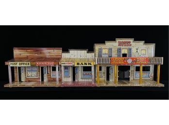 Vintage MARX Roy Rogers Western Town (Mineral City) Playset