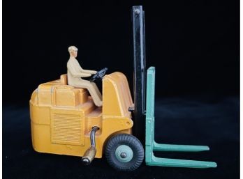 Vintage Dinky Toys Cast Metal Model Fork Lift With Operator
