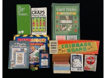 Lot Of Vintage Card Games And More!