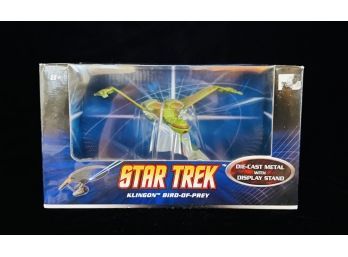 2008 Mattel Star Trek Klingon Bird Of Prey Die Cast Toy