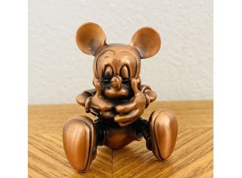 Disney Brushed Copper Mickey Figurine