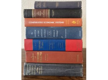 Assorted Lot Of Books Incl. Comparative Economic Systems, The Growth Of The American Republic, & More