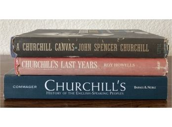 Assorted Lot Of Books Incl.  A Group Of Churchill's Books Incl. Churchill's Last Years, History Of The English