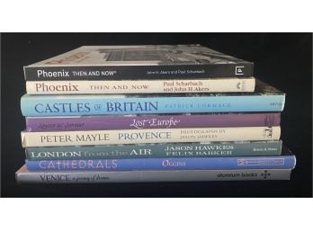 Assortment Of Books Incl. Castles Of Britain, London From The Air, Cathedrals, & More
