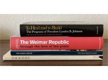 Assorted Lot Of Books Incl. To Heal And To Build, The Weimar Republic, & More