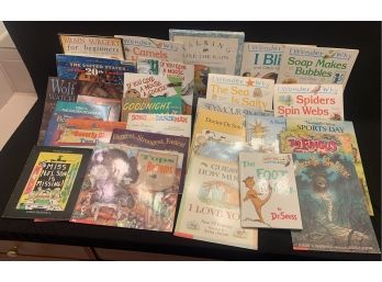 A Fun Collection Of Childrens Books Including I Wonder Why, Dr. Seuss, Science Books And More