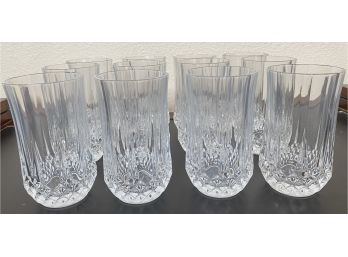 Lot Of 12 Cristal D'arques Water Glasses