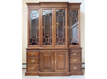 Pennsylvania House Lighted Two Piece Hutch