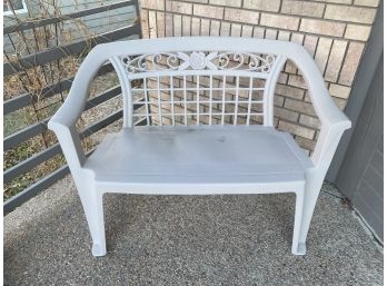 Two Person Plastic Bench