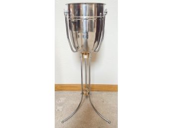 Stainless Steel Champagne Bucket With Stand
