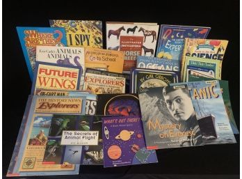 A Grouping Of Childrens Books Including I-Spy, Horse Breeds And More