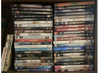 Assorted Lot Of DVDs Incl. Forrest Gump, Lost In Translation, Big Fish, Office Space, & More