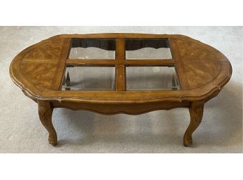 Wooden 4 Glass Coffee Table