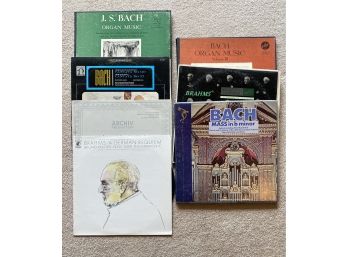 Lot Of Assorted Classical Records Including Bach, Brahms, And More