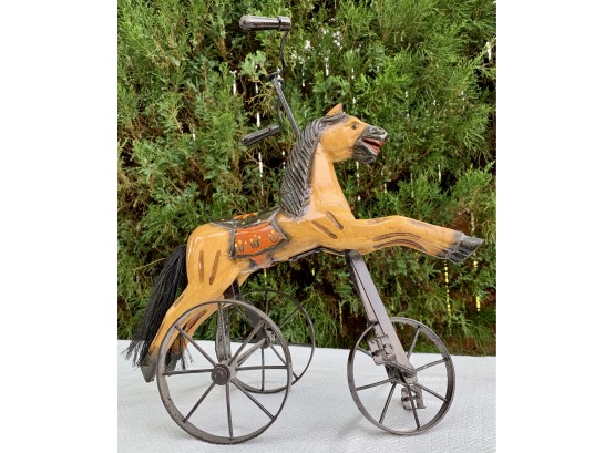 Horse Bicycle Vintage Toy
